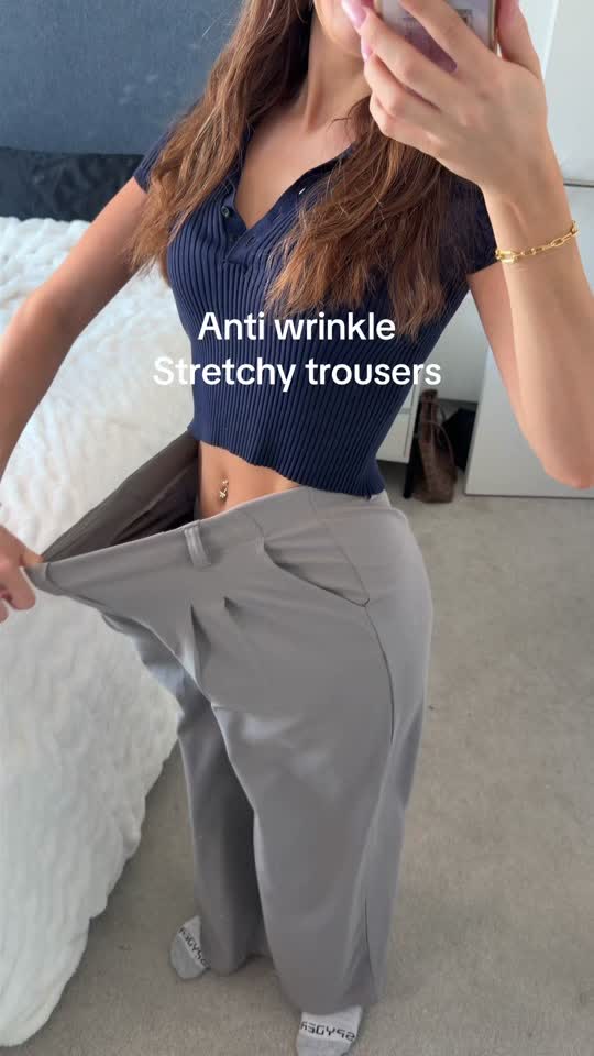 Halara Stretch Work Trousers on TikTok