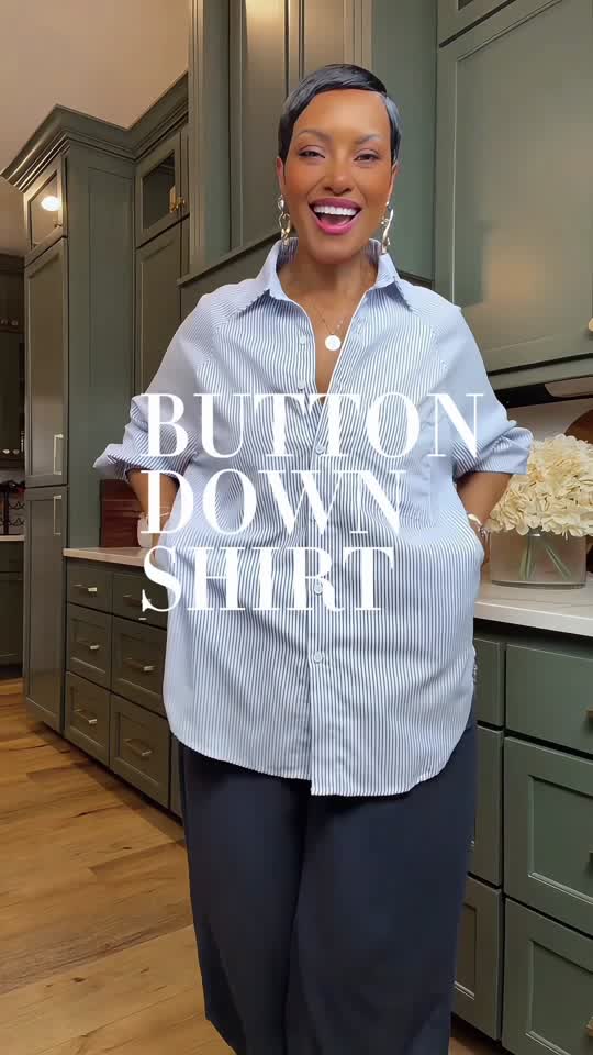 Smocked Cuff Button Down Shirt on TikTok