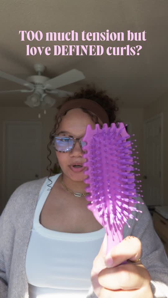 Curly Hair Defining Brush on TikTok